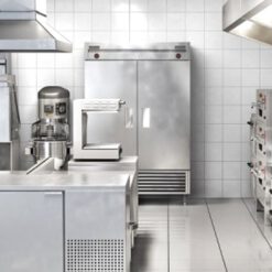 Tủ hấp cơm công nghiệp trong khu bếp