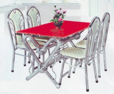 ban ghe inox cho nha an sang trong