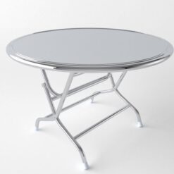Bàn Tròn 1m2 Inox SUS 304 – DN07
