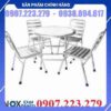 Bộ bàn ghế inox Đại Nam DN002