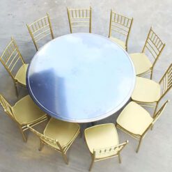 bàn inox 304 đường kính 1m4