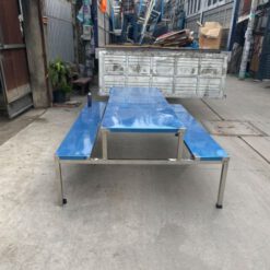 Bàn ăn liền ghế công nghiệp DN0031 2